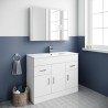 Eden 1000mm Freestanding Vanity Units - Insitu