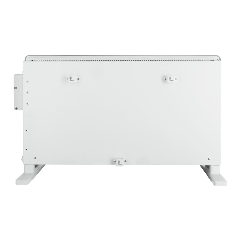 TCP Smart WiFi White Glass Panel Heater 2000W, Alexa Compatible, Open Window Detector, Wall Mounted & Freestanding Heater