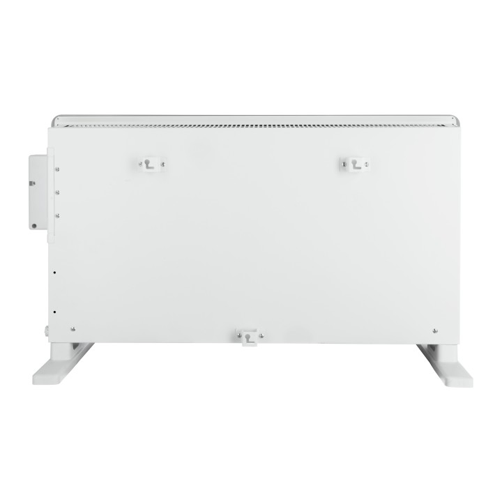 TCP Smart WiFi White Glass Panel Heater 2000W, Alexa Compatible, Open Window Detector, Wall Mounted & Freestanding Heater