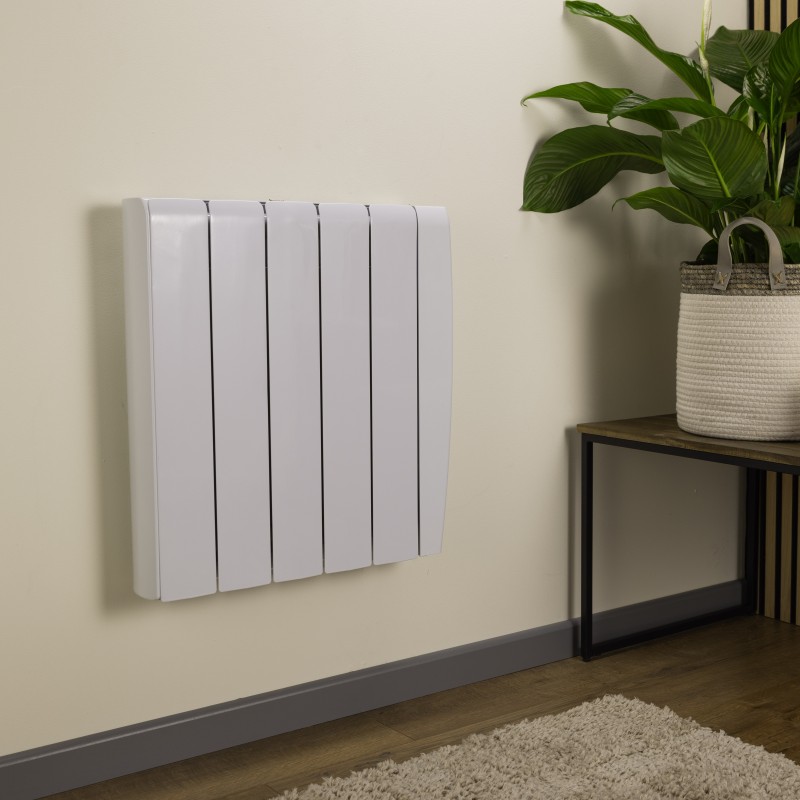 TCP Smart WIFI White Ceramic Electric Panel Radiators - closeup