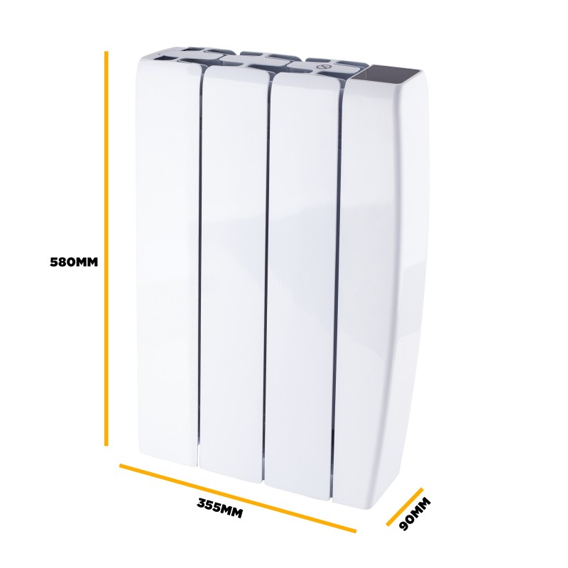 TCP Smart WIFI White Ceramic Electric Panel Radiators - 700W to 2000W
