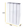 TCP Smart WIFI White Ceramic Electric Panel Radiators - 700W to 2000W