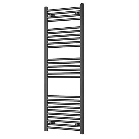 500mm  x 1600mm  Straight Gunmetal Heated Bathroom Towel Rail