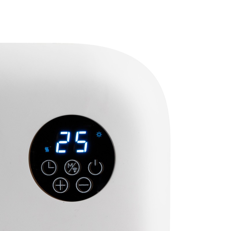 2000W TCP White Wall Mounted Heater with Energy Monitoring