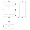 Eden 600mm Freestanding Vanity Units