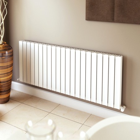 Ultraheat Bombe White Horizontal Designer Aluminium Radiators (10 Sizes)