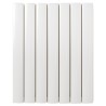 Ultraheat Bombe White Horizontal Designer Aluminium Radiators (10 Sizes)