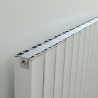 Ultraheat Bombe White Vertical Designer Aluminium Radiators (10 Sizes)