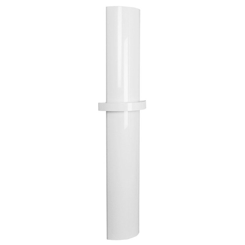Ultraheat Mira White Vertical Designer Aluminium Radiators -Towel Bar Included (3 Sizes)