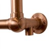 500mm (w) x 750mm (h) Harley Copper Traditional Towel Rail