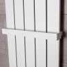 Ultraheat Plateau White Vertical Designer Aluminium Radiators - closeup