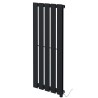 Corwen Black Flat Panel Electrical Vertical Radiators