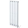 Corwen Chrome Flat Panel Electrical Vertical Radiators