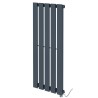Corwen Anthracite Flat Panel Electrical Vertical Radiators
