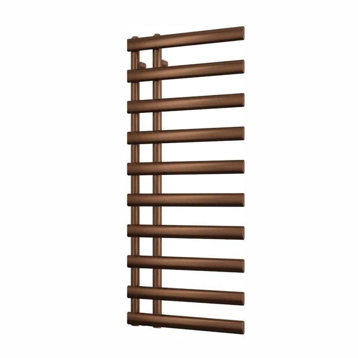 500mm (w) x 1140mm (h) Velox Brushed Bronze Designer Towel Rail