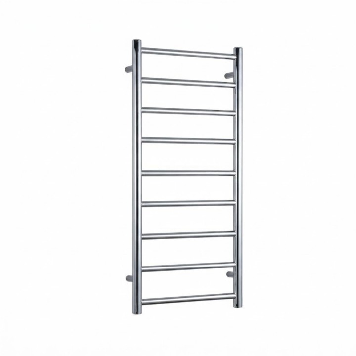 500mm (w) x 1200mm (h) Aqua Chrome Designer Towel Rail