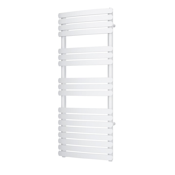 500mm (w) x 1200mm (h) Castell White Designer Towel Rail