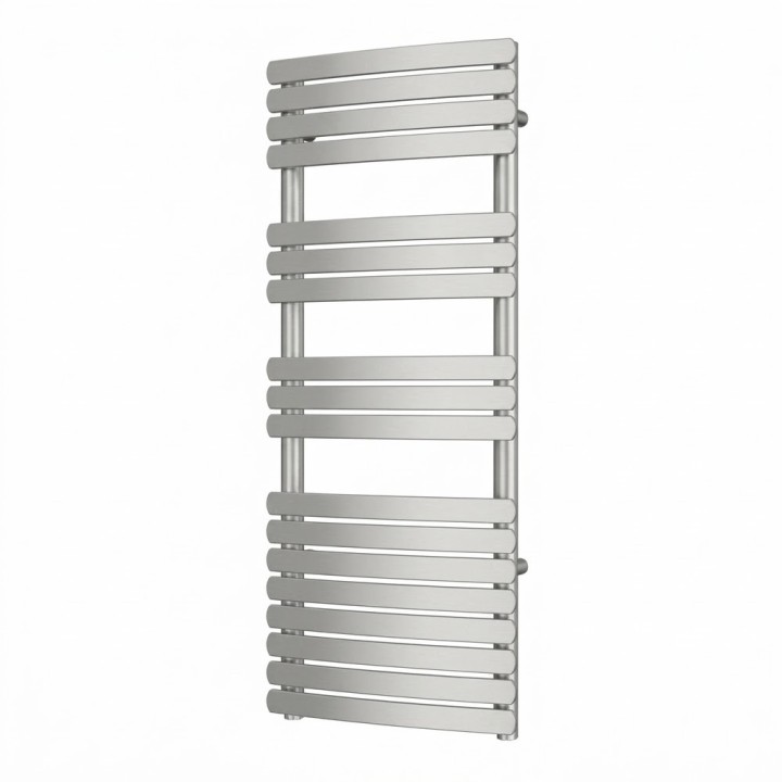 500mm (w) x 1200mm (h) Castell Chrome Designer Towel Rail