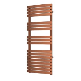 500mm (w) x 1200mm (h) Castell Brushed Bronze Designer Towel Rail