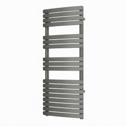 500mm (w) x 1200mm (h) Castell Gunmetal Designer Towel Rail