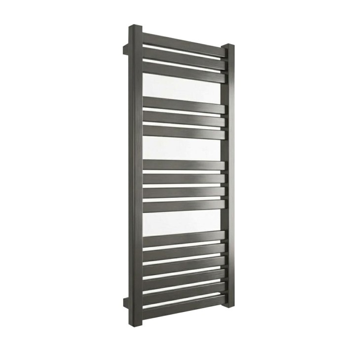 500mm (w) x 1200mm (h) Fortis Gunmetal Designer Towel Rail
