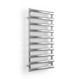 500mm (w) x 1140mm (h) Verus Chrome Designer Towel Rail