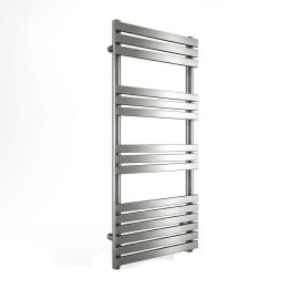 500mm (w) x 1200mm (h) Clarus Gunmetal Designer Towel Rail