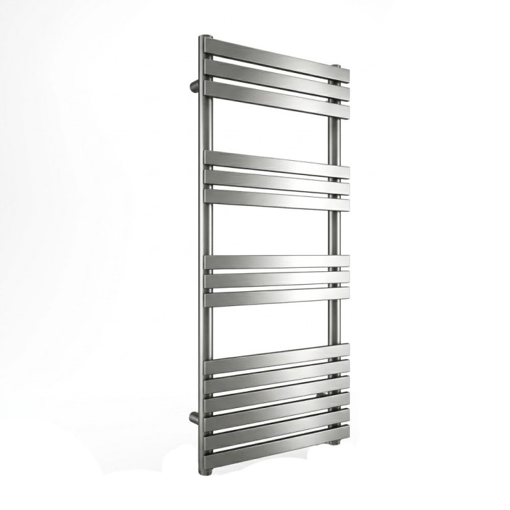 500mm (w) x 1200mm (h) Clarus Gunmetal Designer Towel Rail