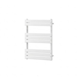 500mm (w) x 800mm (h) Lux White Designer Towel Rail