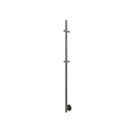 97mm (w) x 1200mm (h) Gunmetal Dry Electric Thermostatic Coat / Robe Hanger (Manual Dial)