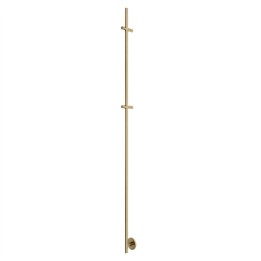97mm (w) x 1700mm (h) Brushed Bronze Dry Electric Thermostatic Coat / Robe Hanger (Manual Dial)