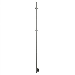 97mm (w) x 1700mm (h) Gunmetal Dry Electric Thermostatic Coat / Robe Hanger (Manual Dial)