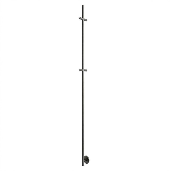 97mm (w) x 1700mm (h) Gunmetal Dry Electric Thermostatic Coat / Robe Hanger (Manual Dial)