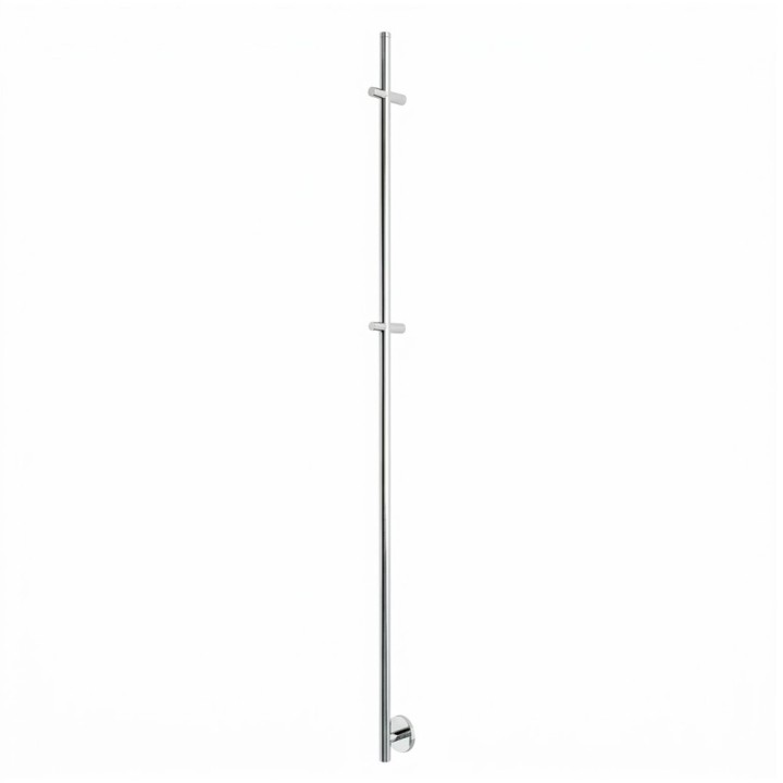 97mm (w) x 1700mm (h) Polished Dry Electric Thermostatic Coat / Robe Hanger (Manual Dial)