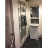 600mm  x 1600mm Straight Chrome Towel Rail