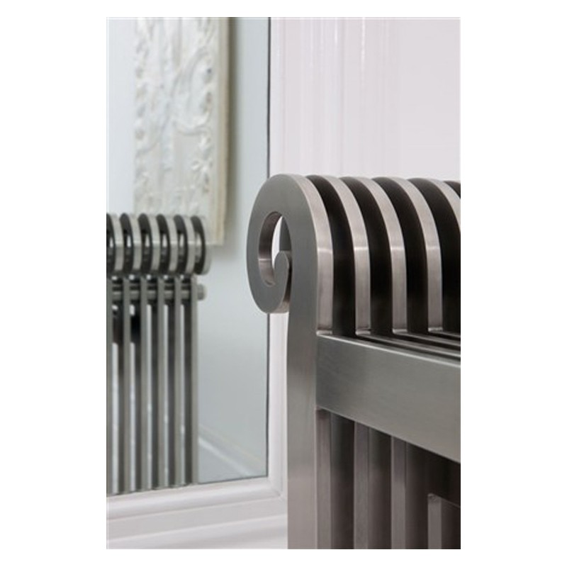 Aeon "Grandeur" Designer Brushed Stainless Steel Radiator (5 Sizes)