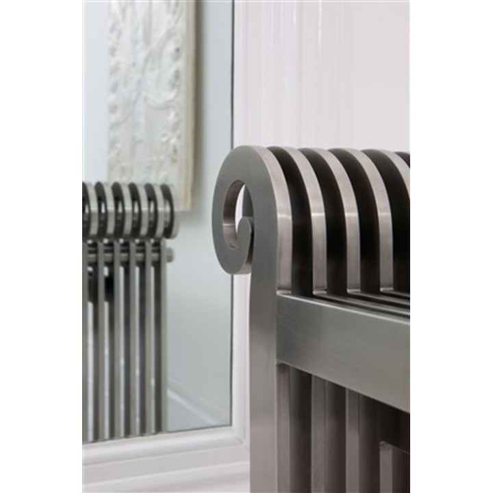 Aeon "Grandeur" Designer Brushed Stainless Steel Radiator (5 Sizes)