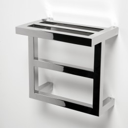 Aeon "F-Bar & T-Bar" Designer Brushed & Polished Stainless Steel Towel Rails (3 Sizes)