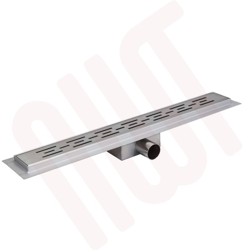 Design 1 - Stainless Steel "Rectangular" Wetroom Drainage System - 5 Sizes (600mm to 1500mm)