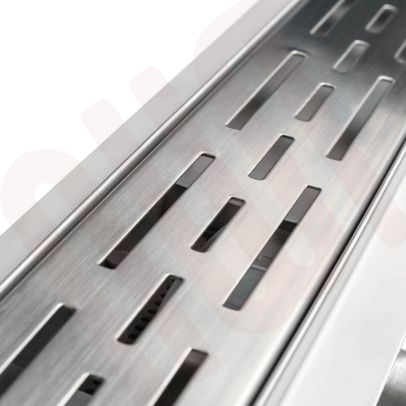 Design 1 - Stainless Steel "Rectangular" Wetroom Drainage System - 5 Sizes (600mm to 1500mm)