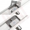 Design 5 - Stainless Steel "Rectangular" Wetroom Drainage System - 5 Sizes (600mm to 1500mm)