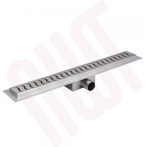 Design 4 - Stainless Steel "Rectangular" Wetroom Drainage System - 5 Sizes (600mm to 1500mm)