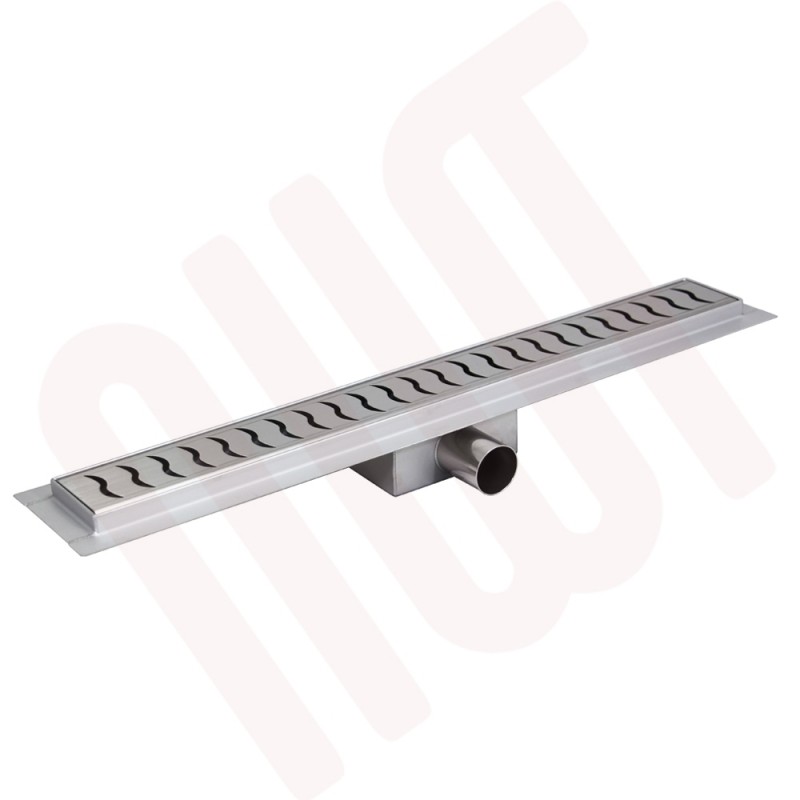 Design 4 - Stainless Steel "Rectangular" Wetroom Drainage System - 5 Sizes (600mm to 1500mm)