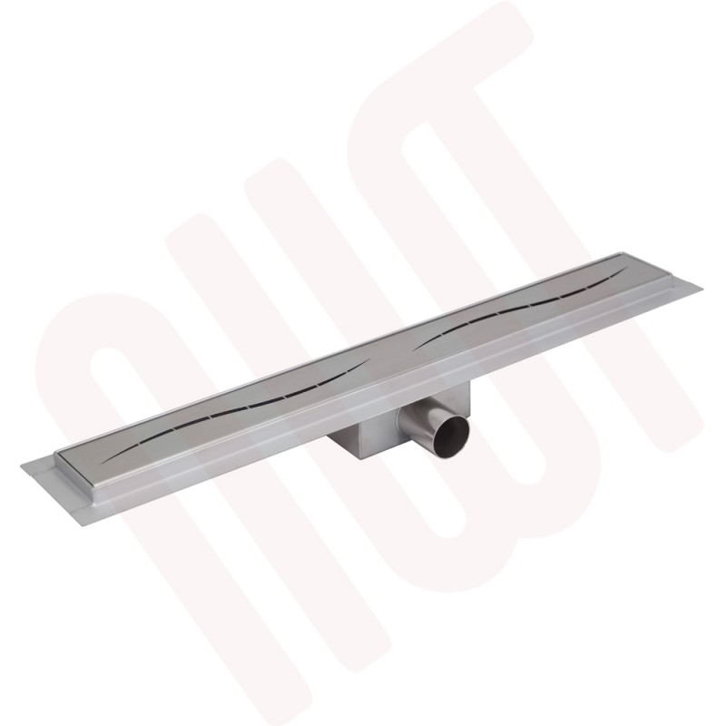 Design 10 - Stainless Steel "Rectangular" Wetroom Drainage System - 5 Sizes (600mm to 1500mm)