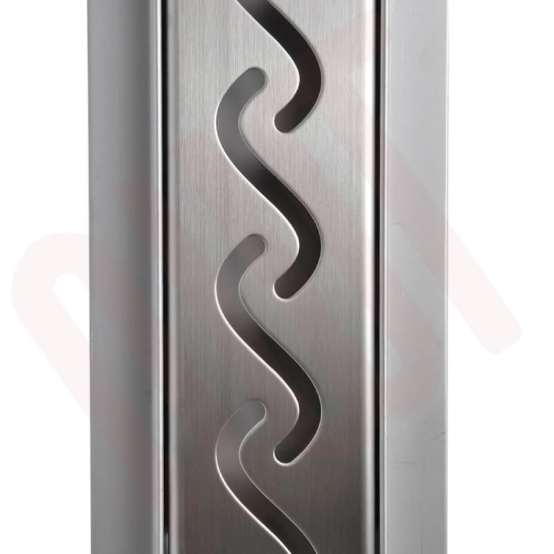 Design 3 - Stainless Steel "Rectangular" Wetroom Drainage System - 5 Sizes (600mm to 1500mm)