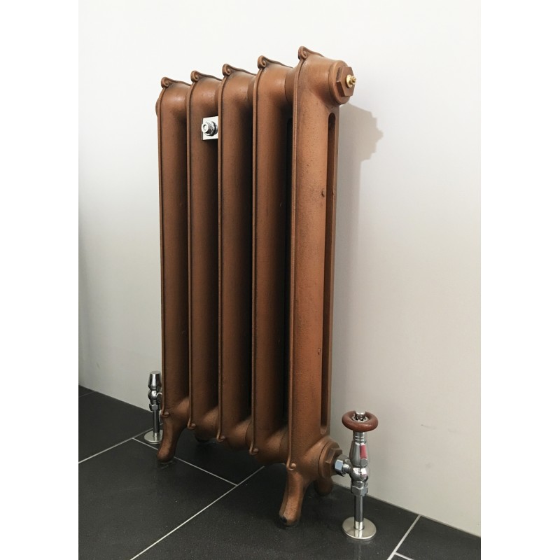 The "Mulberry" 2 Column 750mm (H) Traditional Victorian Cast Iron Radiator - Antiqued Copper