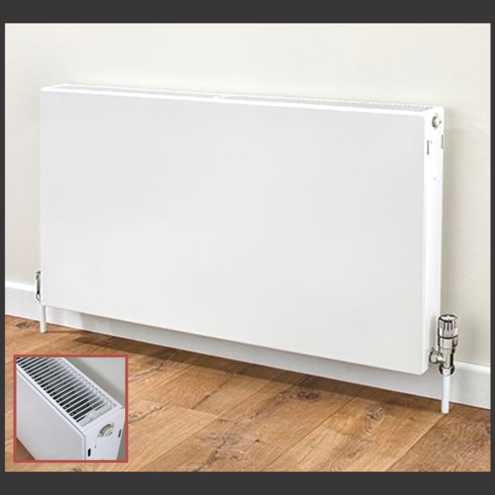 "Vulcan" 500mm (h) Double Panel Horizontal Radiator