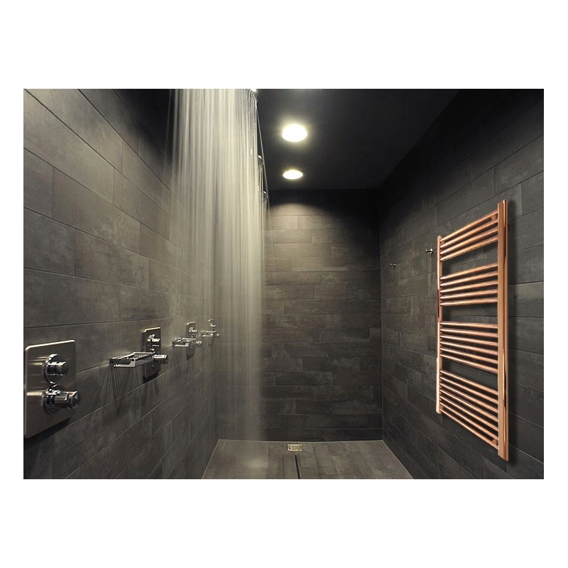 300mm (w)  x 1200mm (h) Electric "Copper" Towel Rail (Single Heat or Thermostatic Option)