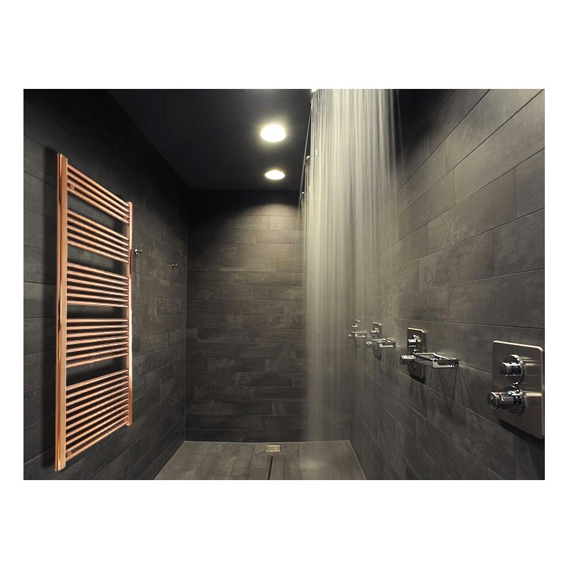 500mm (w)  x 1600mm (h) Electric "Copper" Towel Rail (Single Heat or Thermostatic Option)