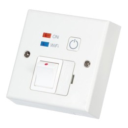 White Wi-Fi Controlled Switched Fused Spur